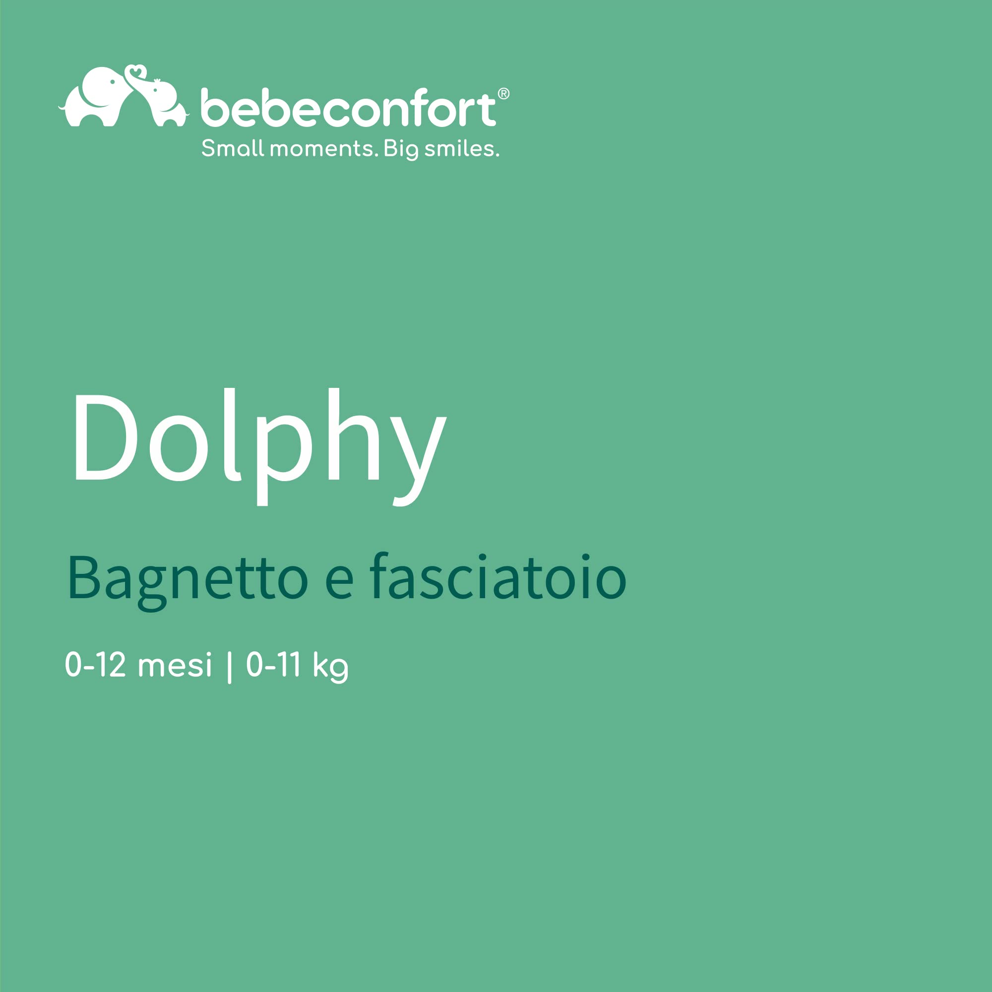 Bebé Confort Dolphy fasciatoio bagnetto Warm Grey con ruote