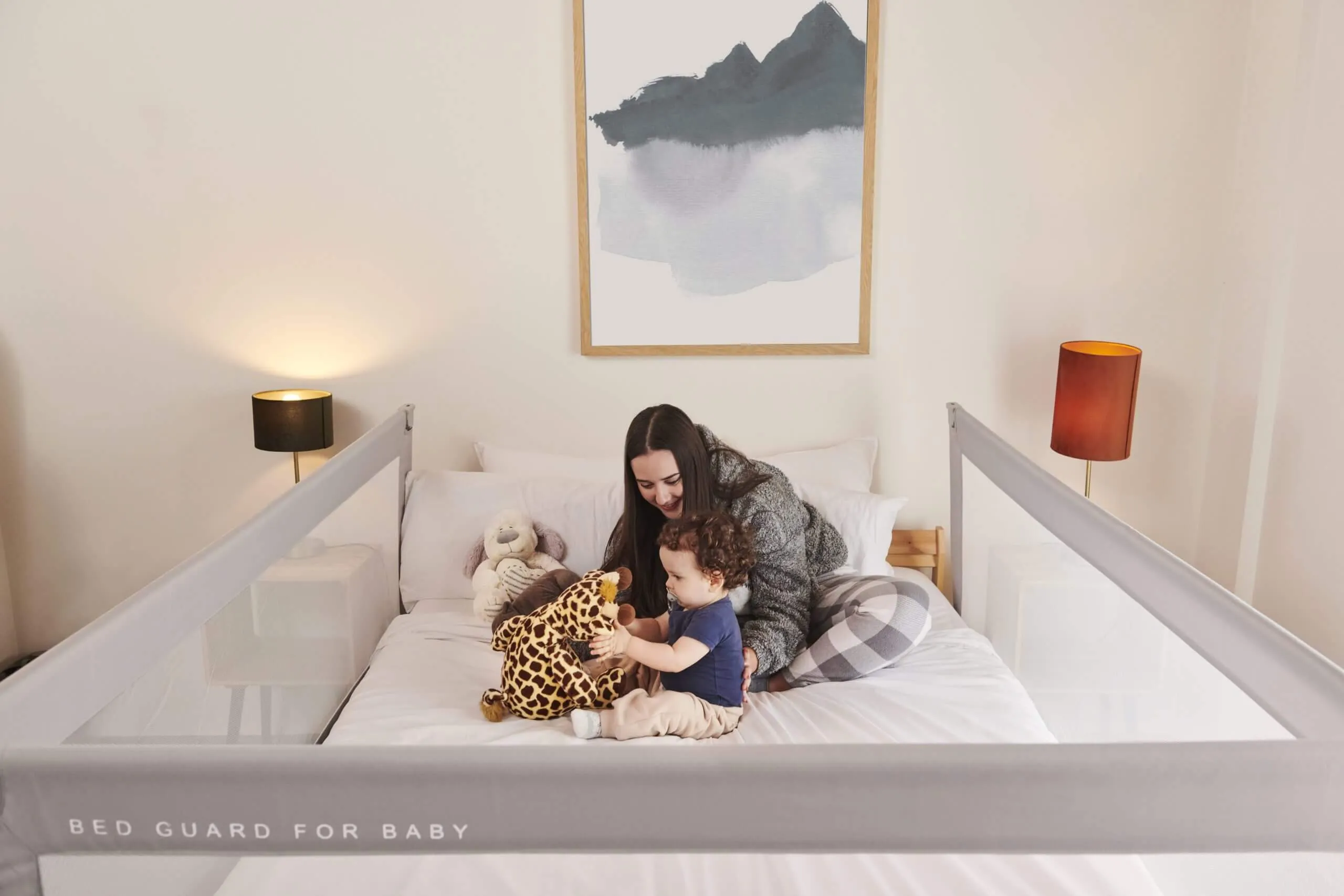 Innovaciones MS Tall+ Barriera Letto 90 cm Alta Lavabile