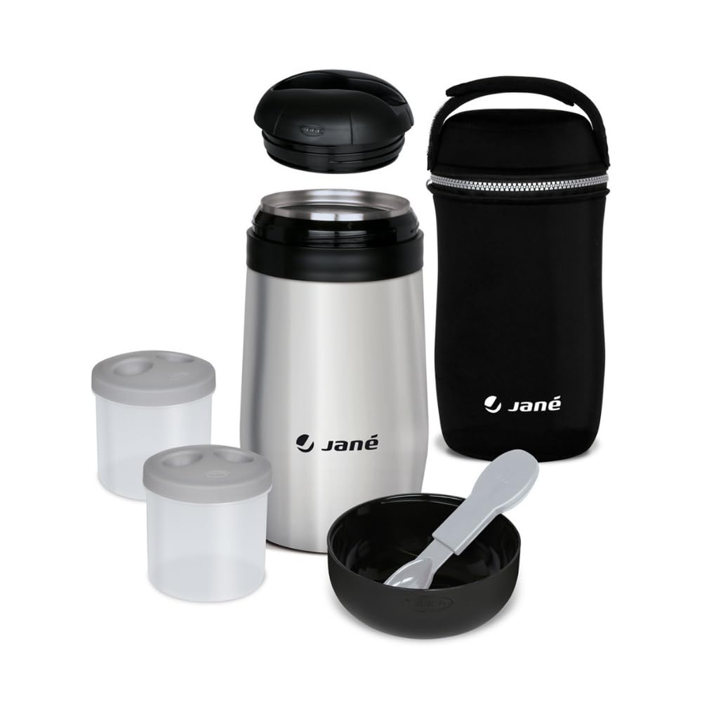 Jané Thermos Pappa 1 L Portapappa Termico Grigio 8 Ore
