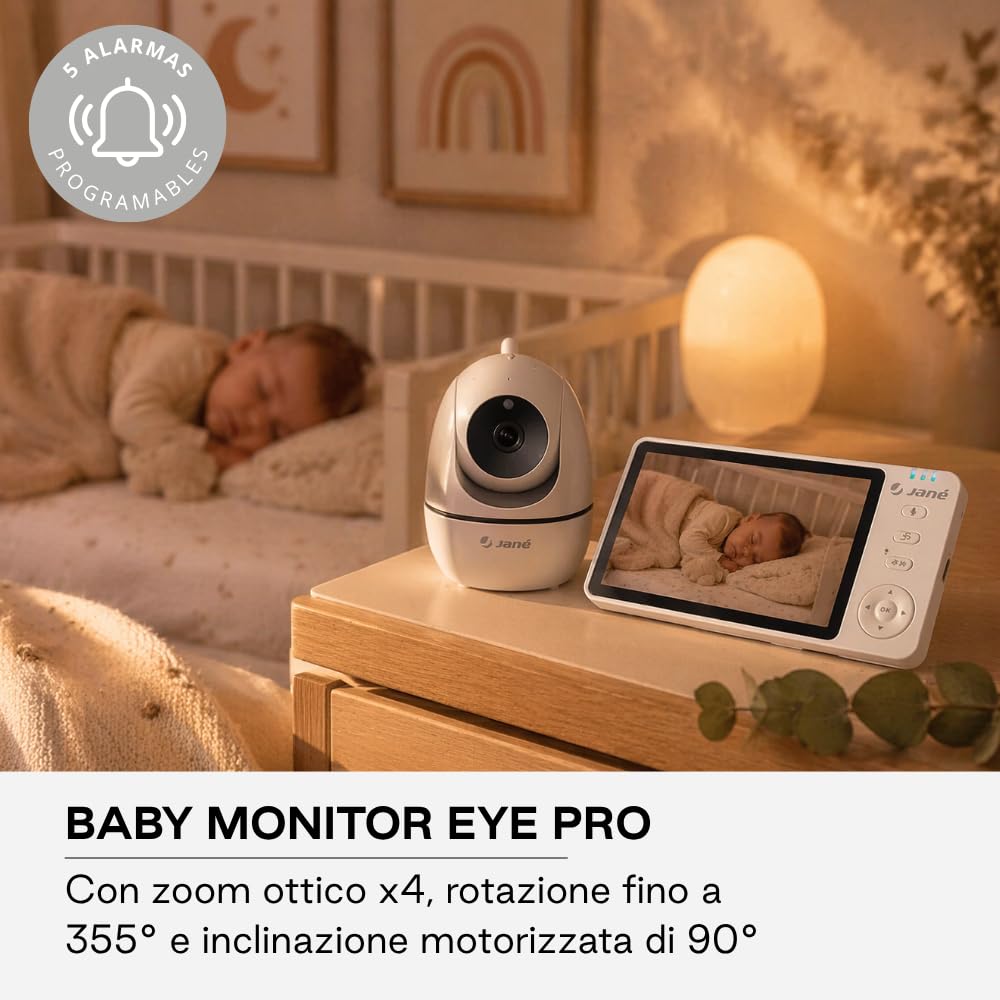 Jané Eye Pro Baby Monitor con Telecamera Display 5"