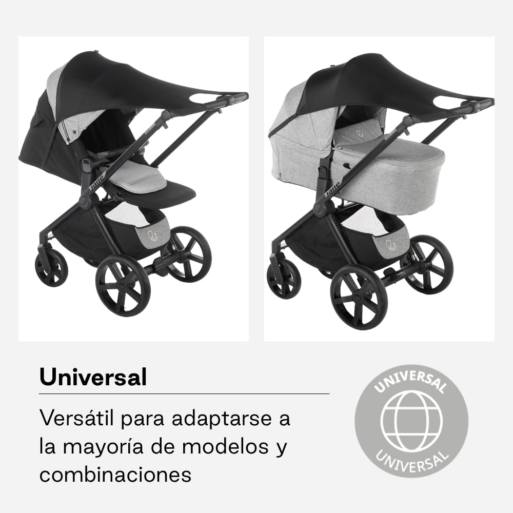 Jané Telo Sole Passeggino Nero UPF 50+ Universale