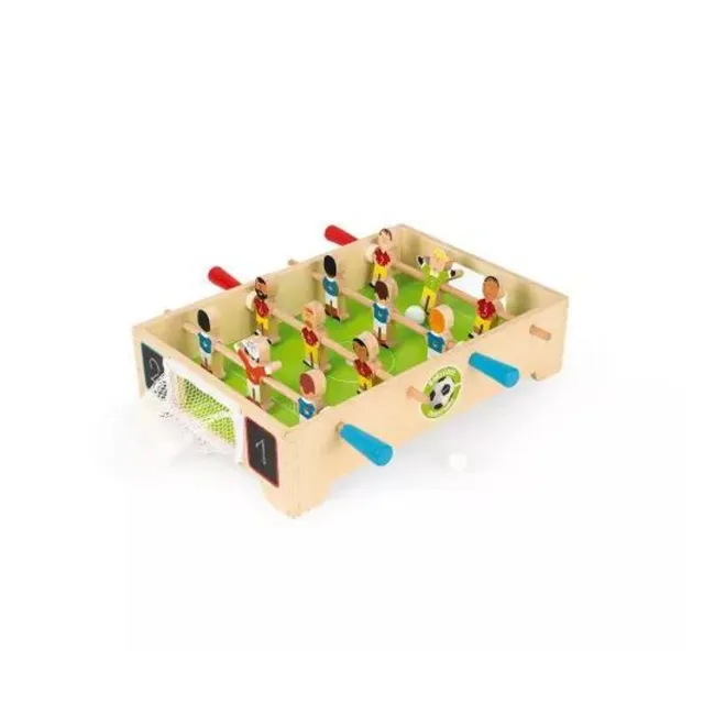 Janod Mini Baby Foot Champions Biliardino Legno 32,5 cm