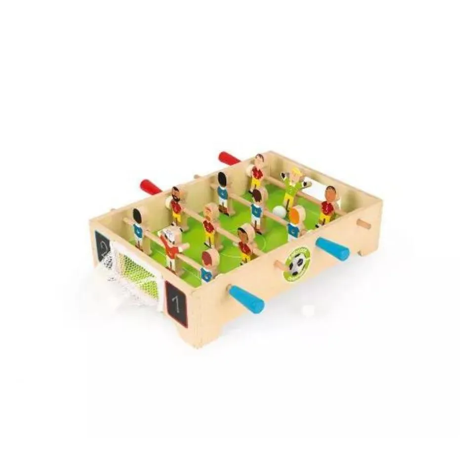 Janod Mini Baby Foot Champions Biliardino Legno 32,5 cm