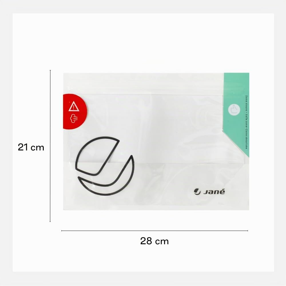 Jane Sacchetti Sterilizzazione Microonde Set 5 Pezzi Riutilizzabili