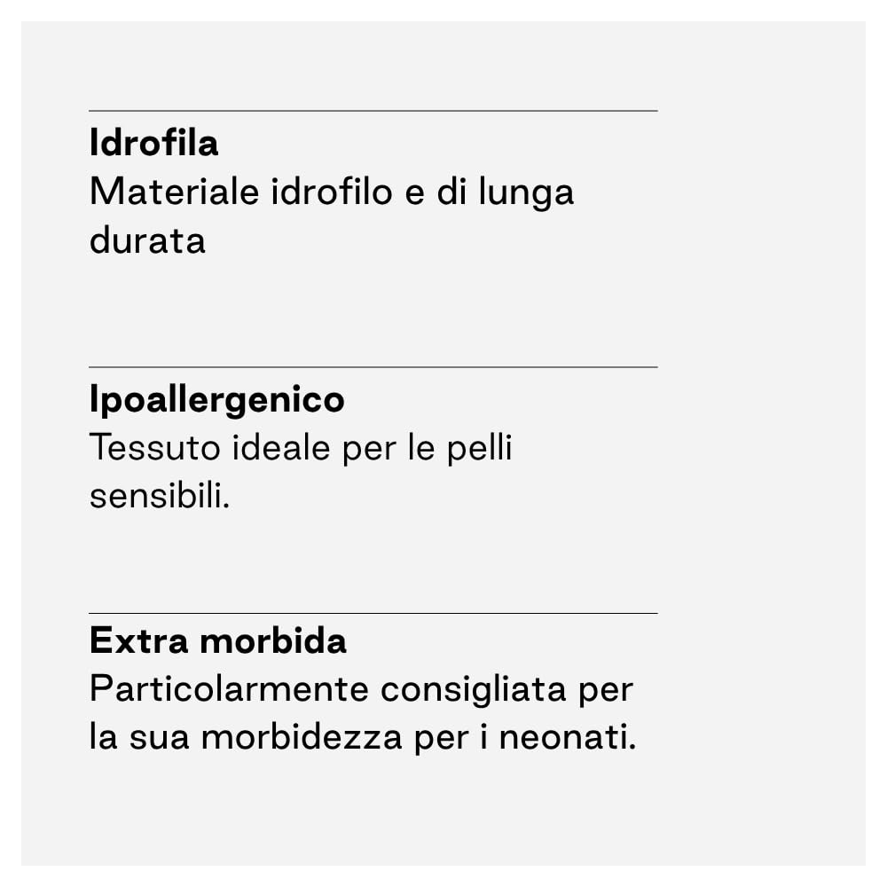 Jané spugna idrofila neonato 2 pezzi delicata