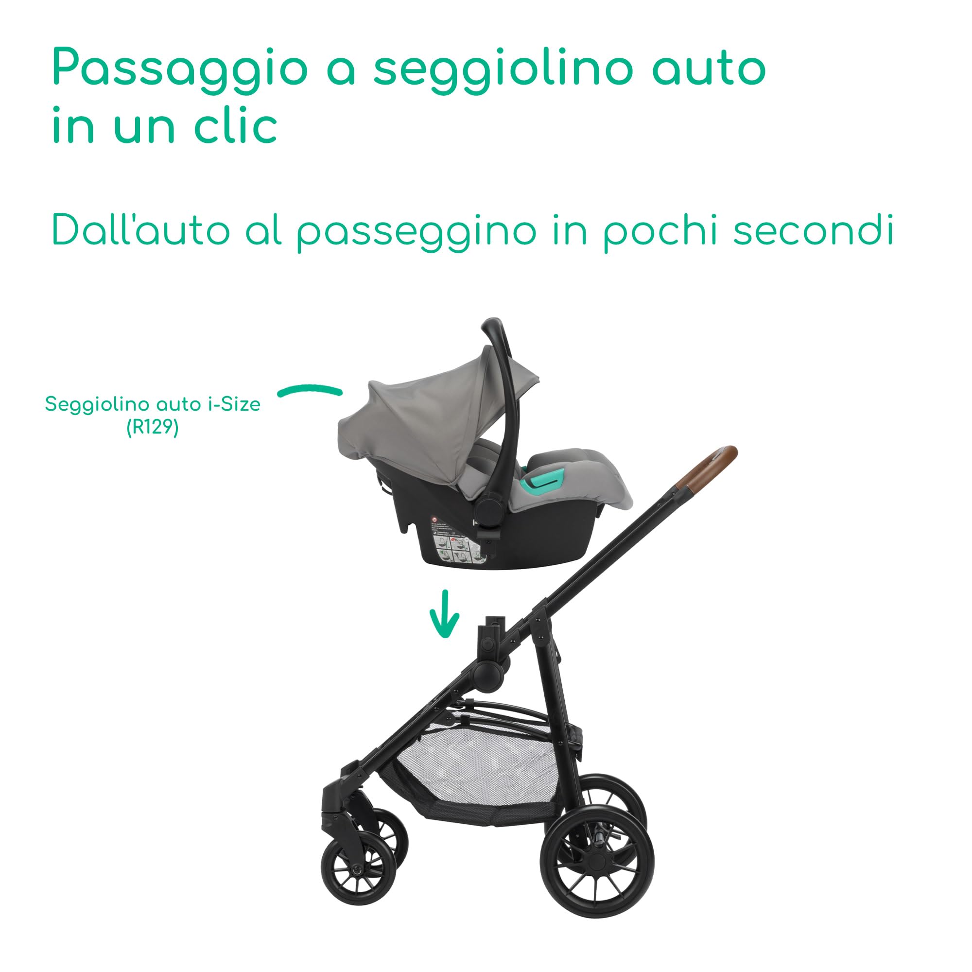 Bebé Confort Haze trio passeggino Tinted Stone i-Size