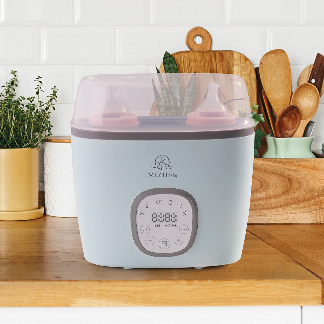 Mizu Baby Eiyo Dual scaldabiberon sterilizzatore doppio 300W