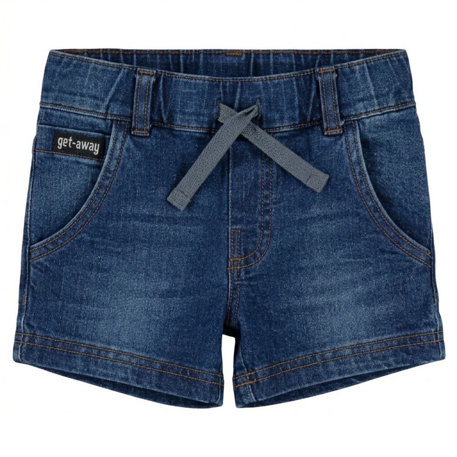 Wonderlife pantalone corto jeans scuro denim bimbo