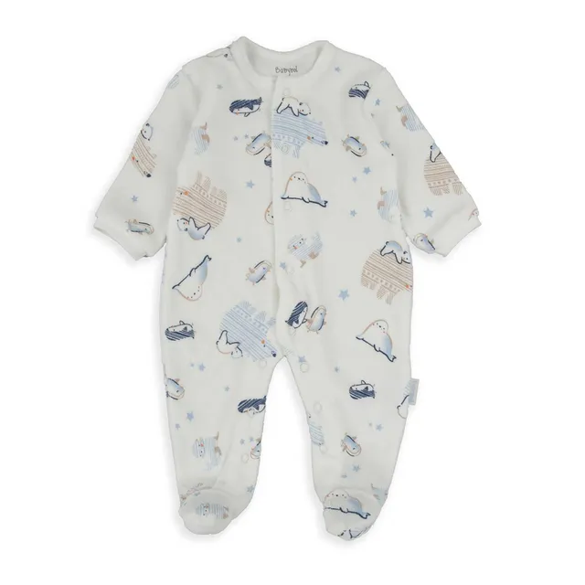 Wonderlife Nordic Adventures 250057 tutina vellutata con piedini