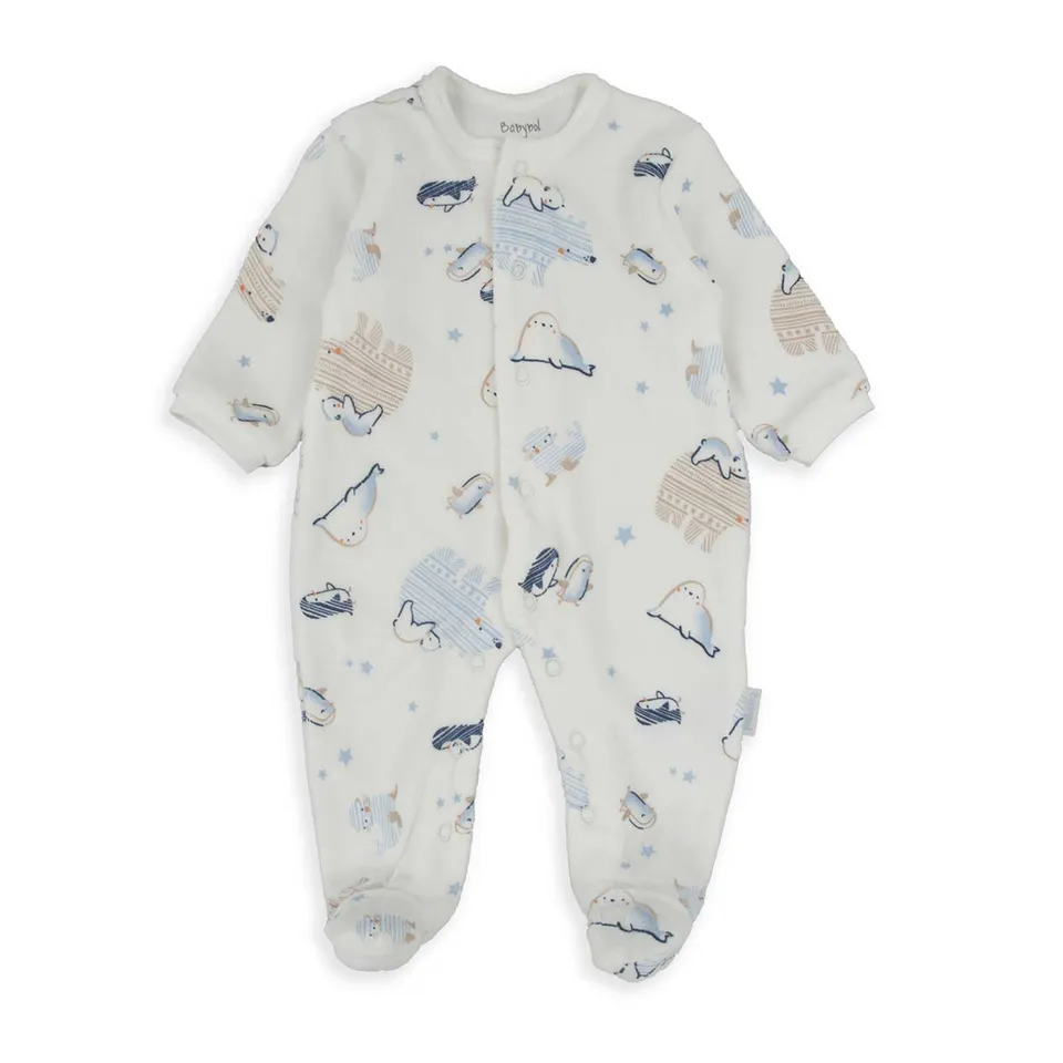 Wonderlife Nordic Adventures 250057 tutina vellutata con piedini