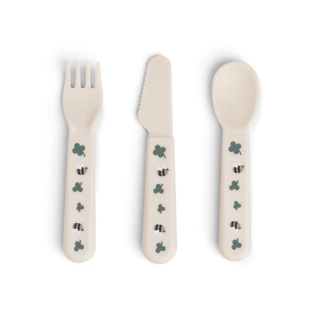 Done by Deer Foodie set 3 posate bimbo bordi morbidi