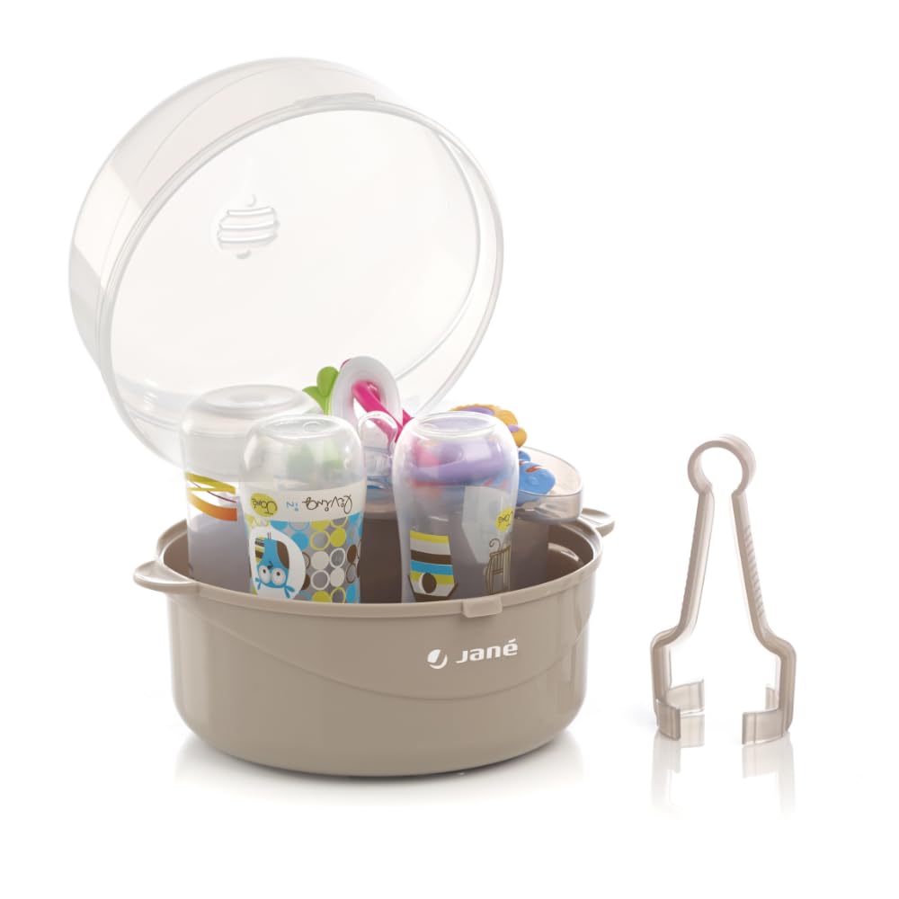 Jané sterilizzatore microonde 6 biberon grigio