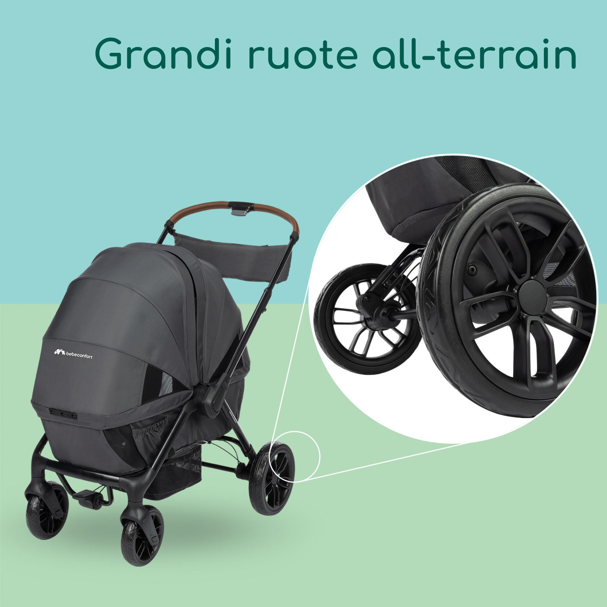 Bebé Confort Helios passeggino gemellare Mineral Graphite