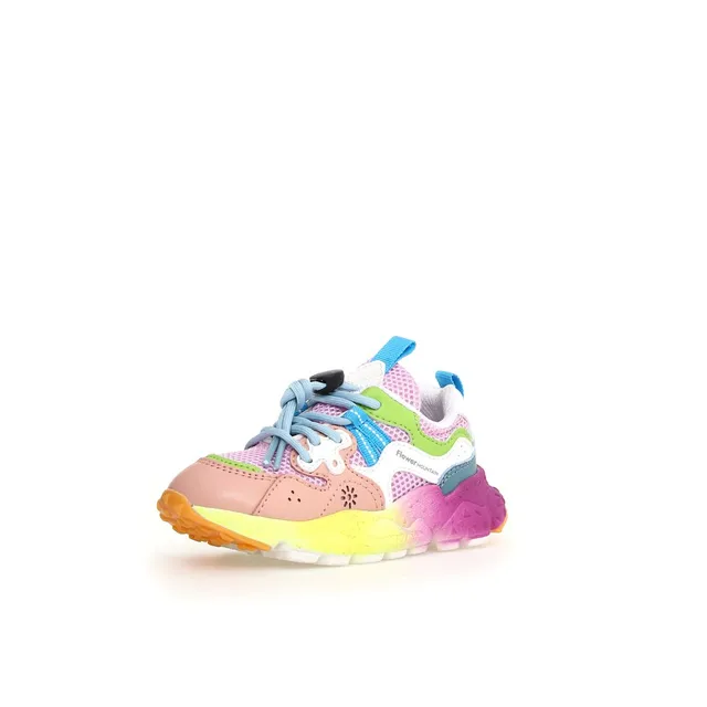 Flower Mountain Yamano 3 Junior sneakers grigio viola verde