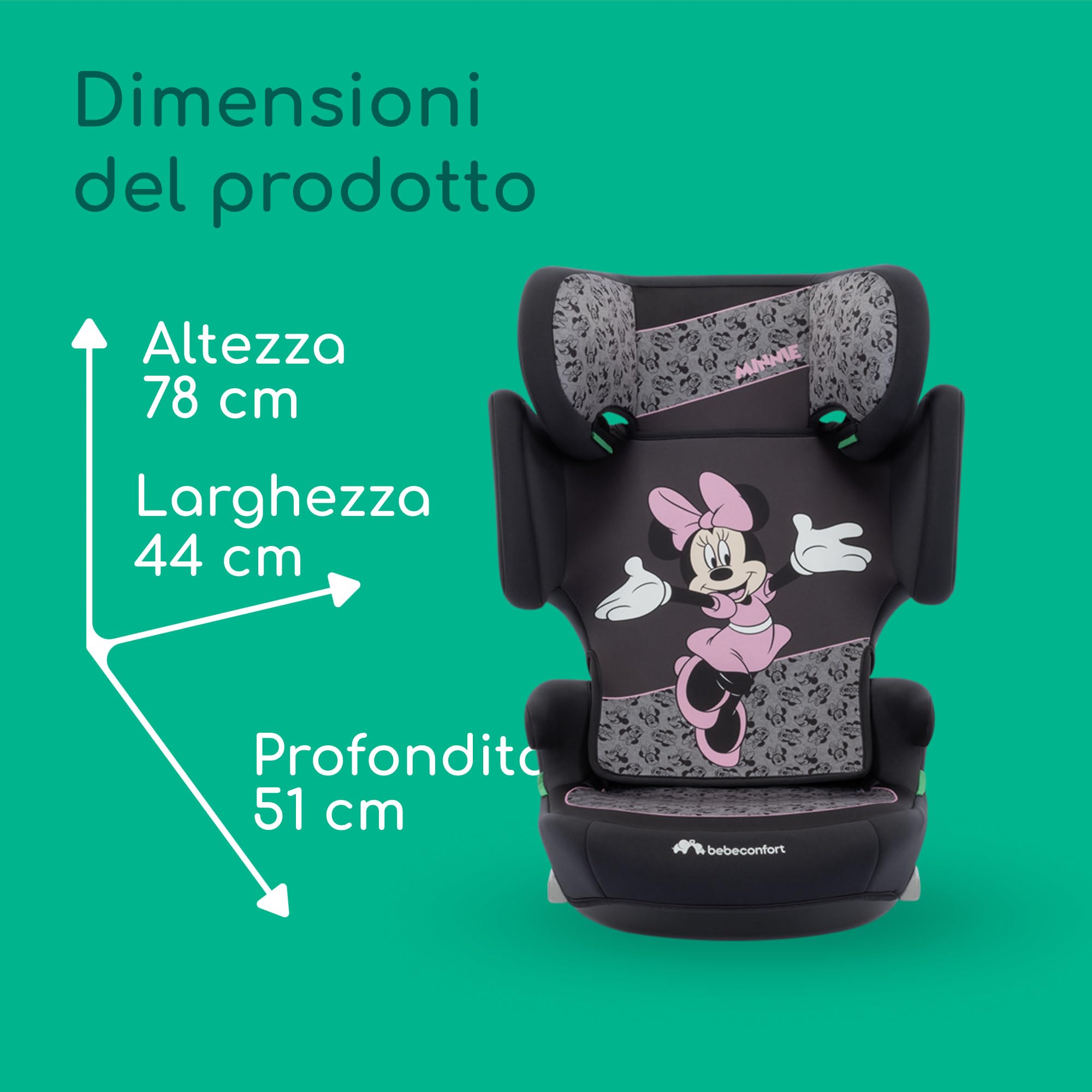 Bebé Confort Road Fix i-Size seggiolino auto Minnie pieghevole
