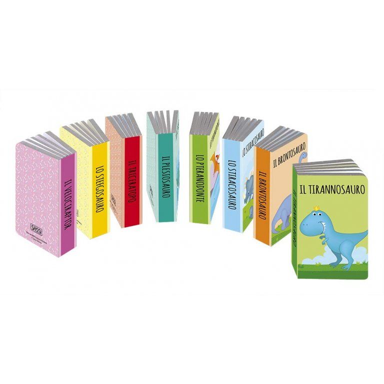 Sassi La mia Prima Biblioteca 8 libretti dai 2 anni
