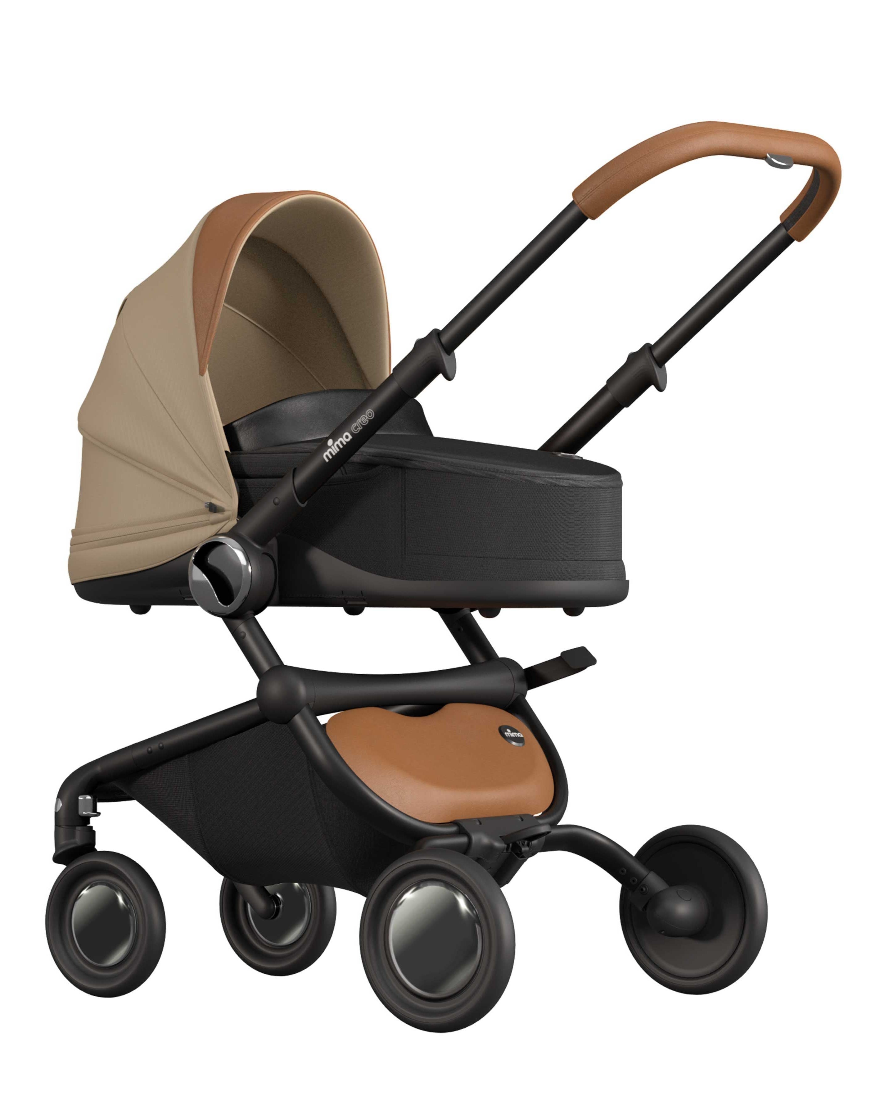 mima creo duo passeggino con navicella reversibile