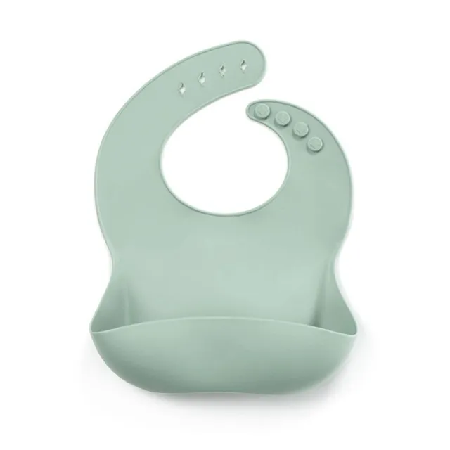 Jané Bavaglino Silicone con Tasca Raccoglipappa Regolabile
