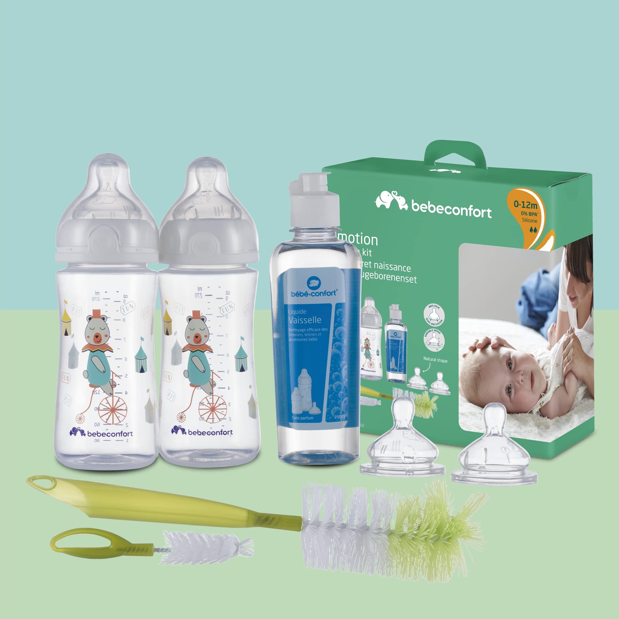 Bebé Confort Emotion Set biberon 2x270 ml anticolica