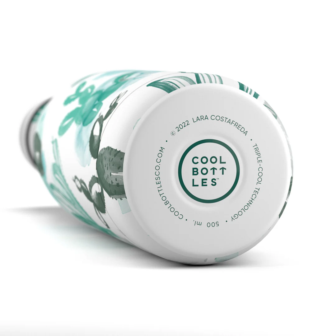 Cool Bottles bottiglia termica 500ml acciaio rilievo 3D