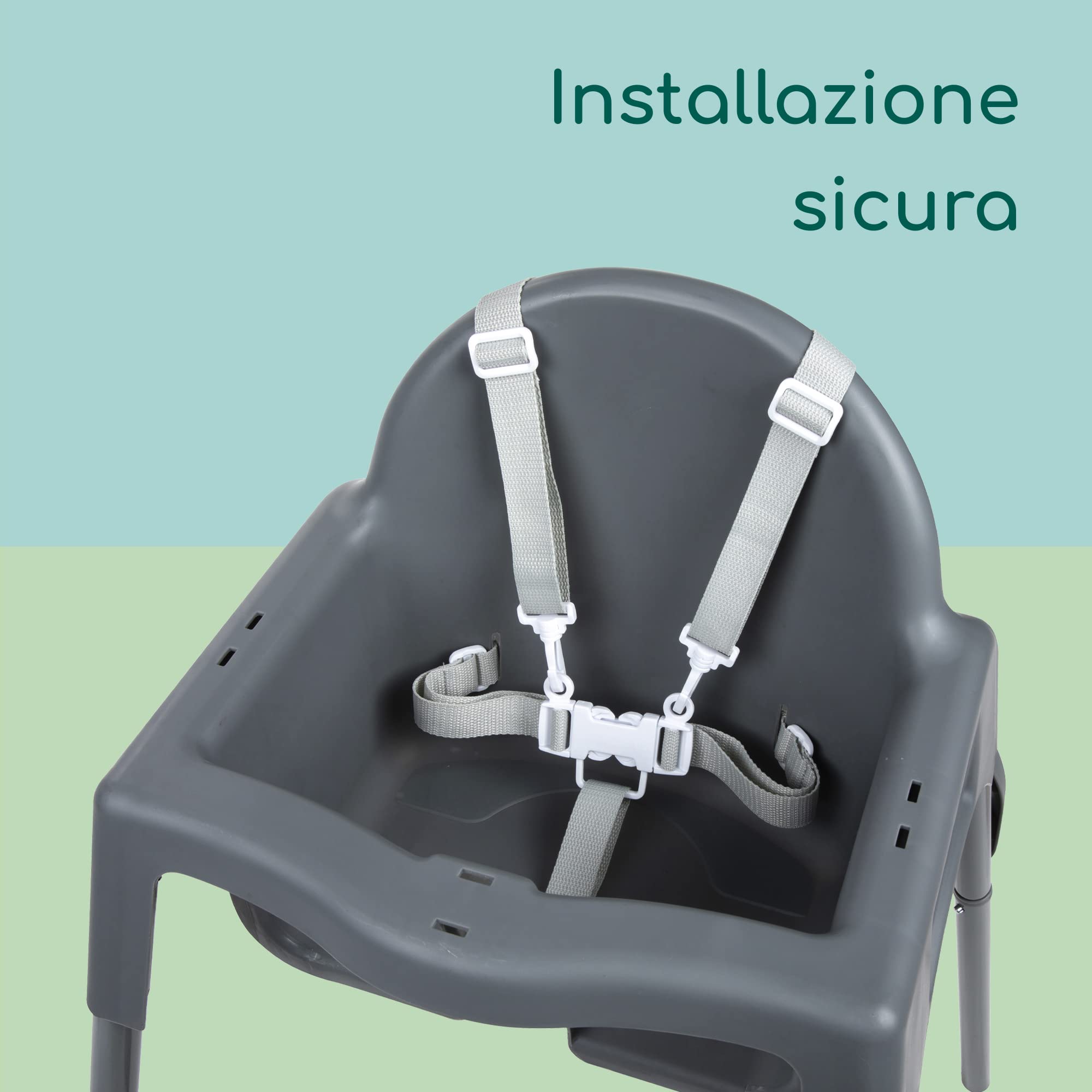 Bebé Confort Meely Seggiolone Pappa Dark Grey 2 in 1