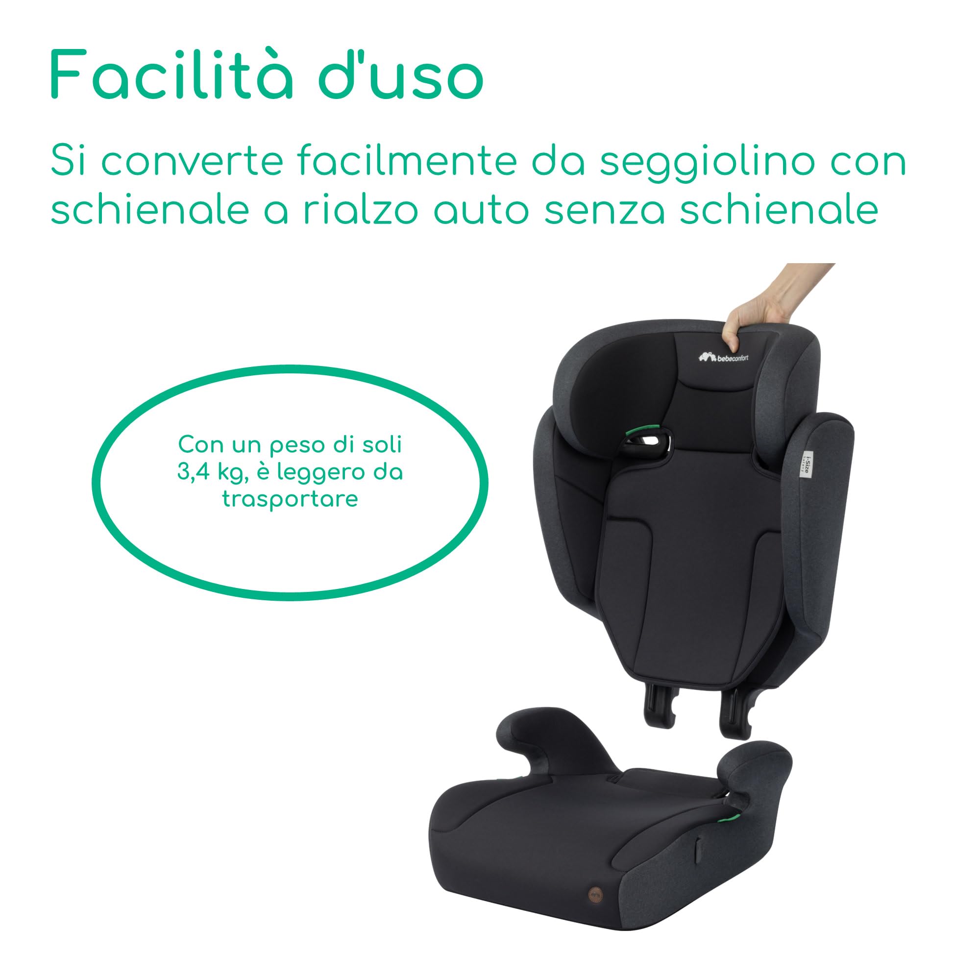 Bébé Confort Ride i-Safe seggiolino auto 100-150 cm nero