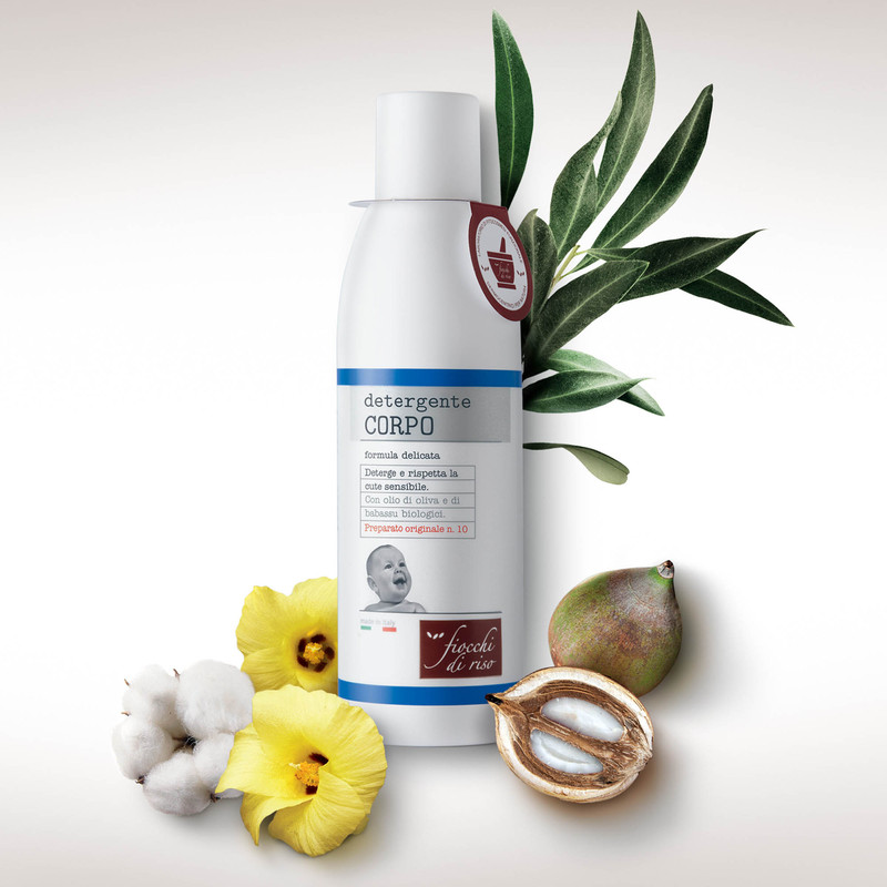Fiocchi di Riso Detergente Corpo Neonato 200ml Delicato
