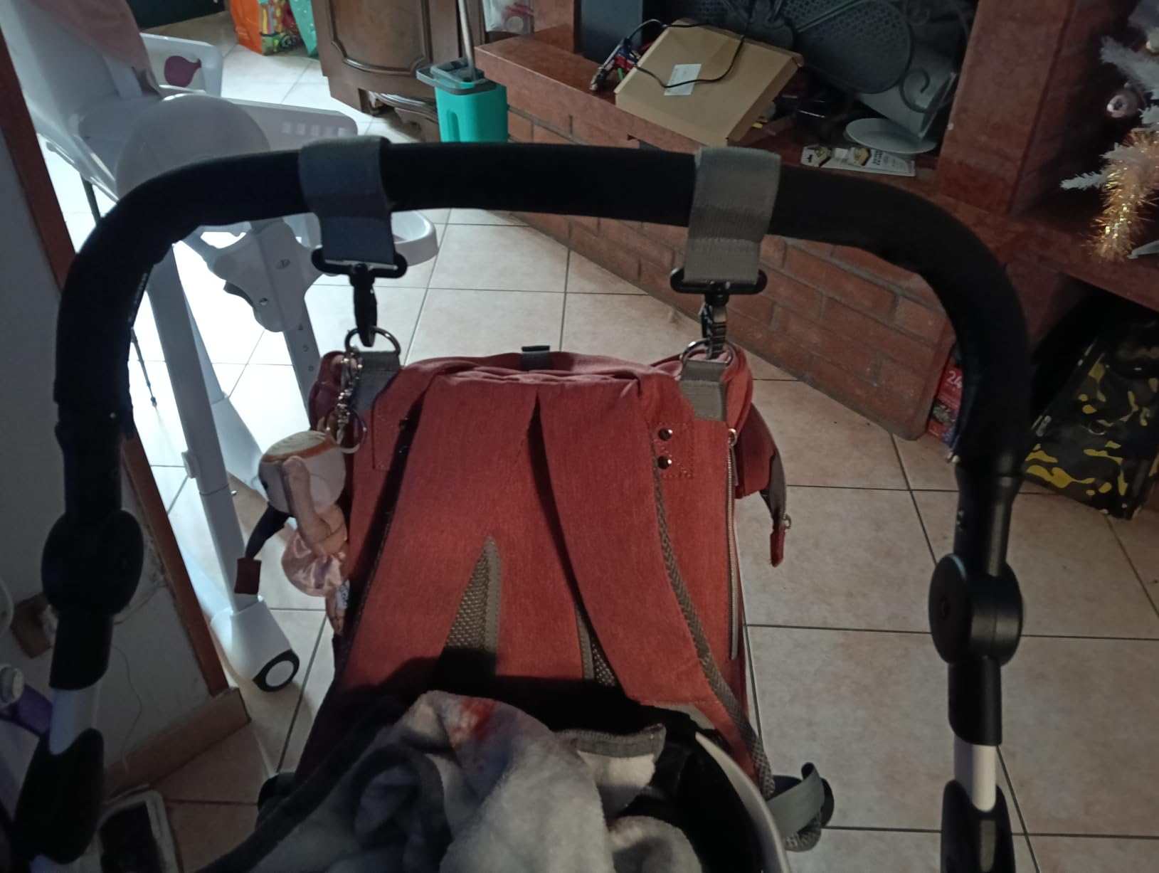 Jané coprimaniglione passeggino manico unico nero