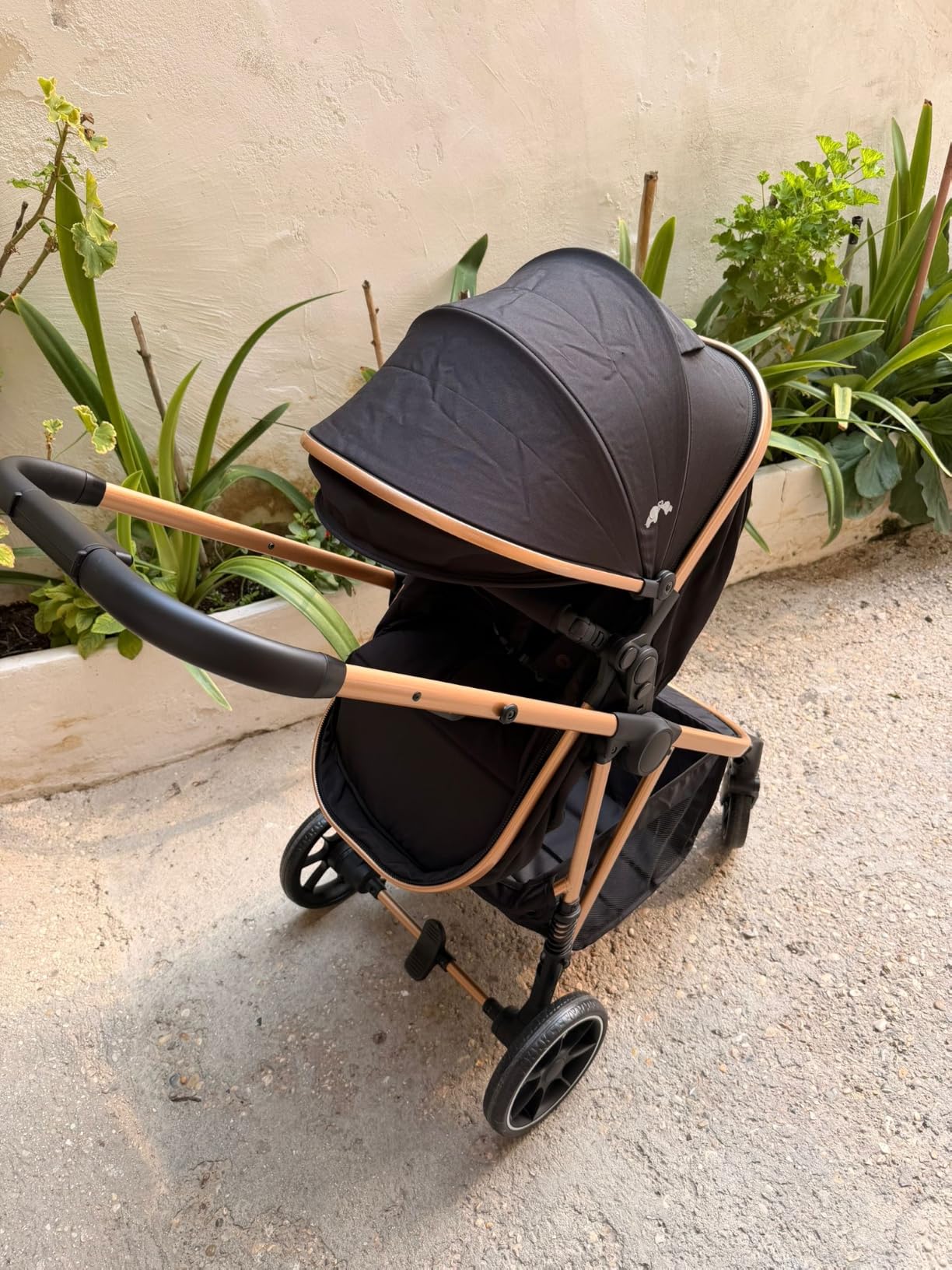 Bebé Confort Zaria Trio passeggino 3 in 1 nero oro i-Size