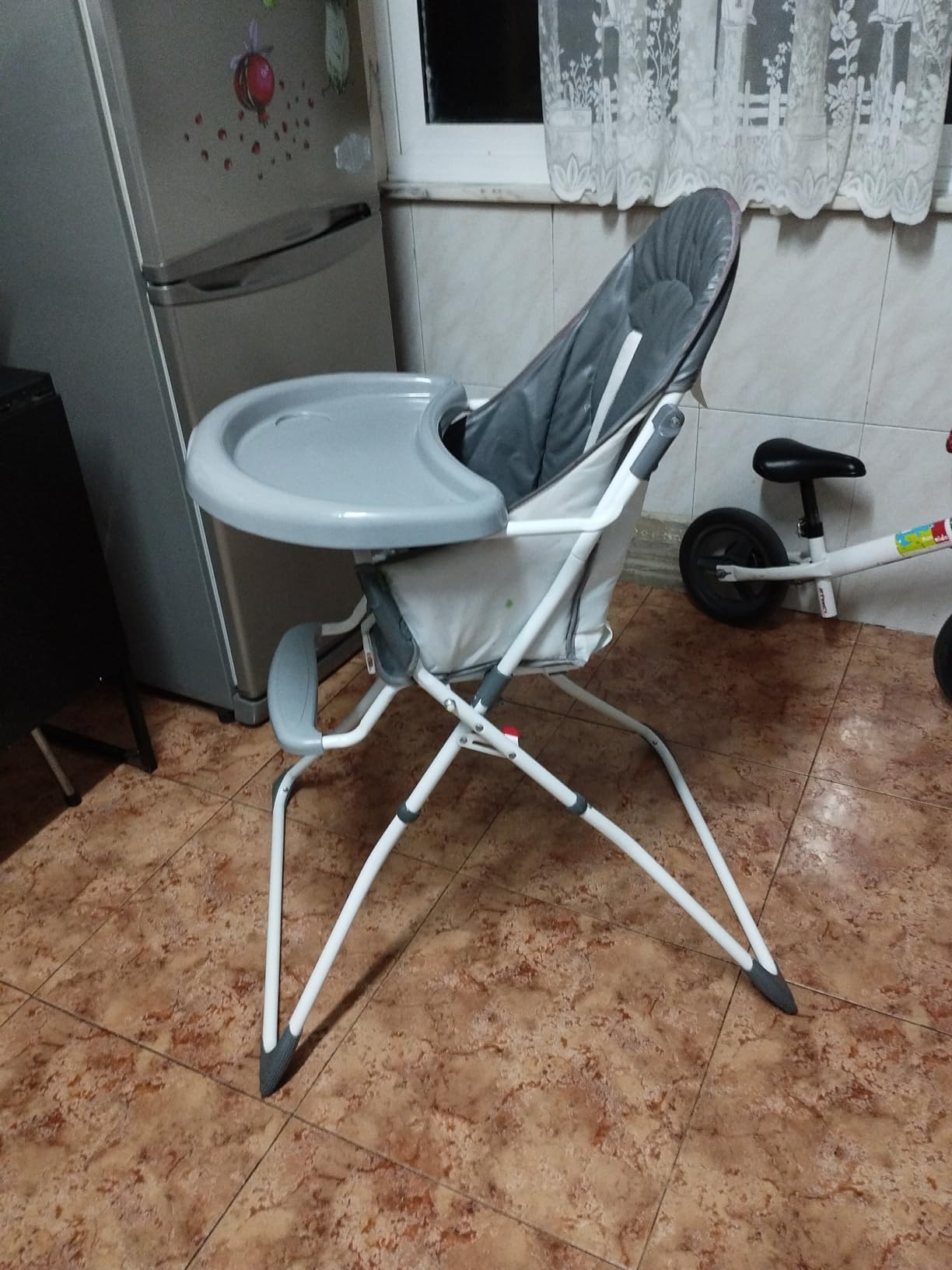 Bebé Confort Kanji seggiolone pappa Warm Grey pieghevole