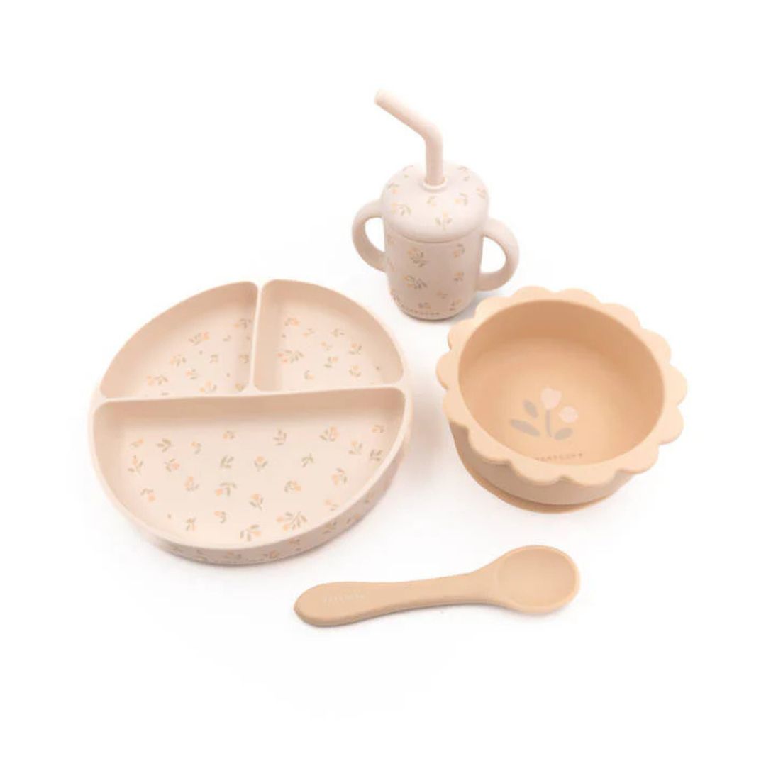 Bamboom Dinner Set pappa in silicone con ventosa