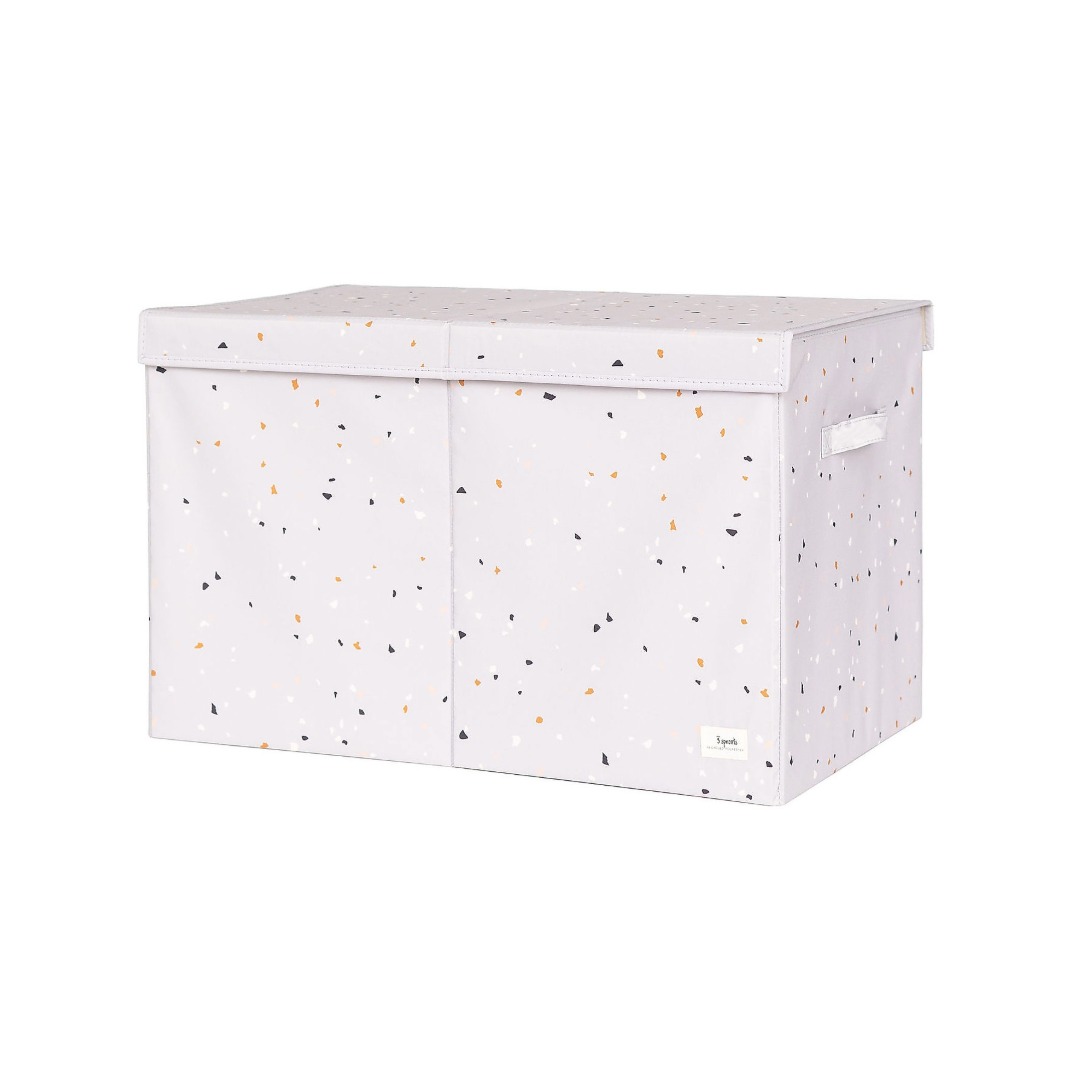3 Sprouts Baule Portaoggetti Pieghevole Terrazzo 62x38x38