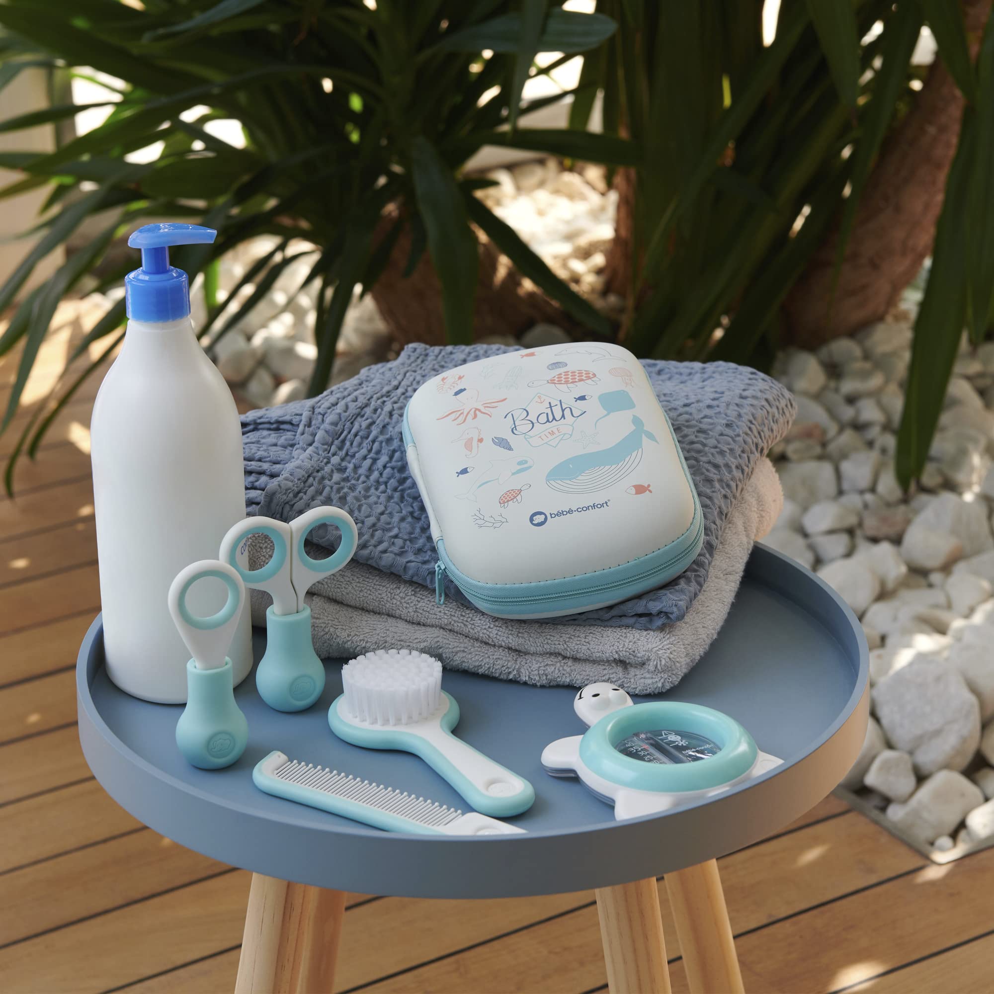 Bebé Confort Set Toilette neonato Water World blu 6 pezzi