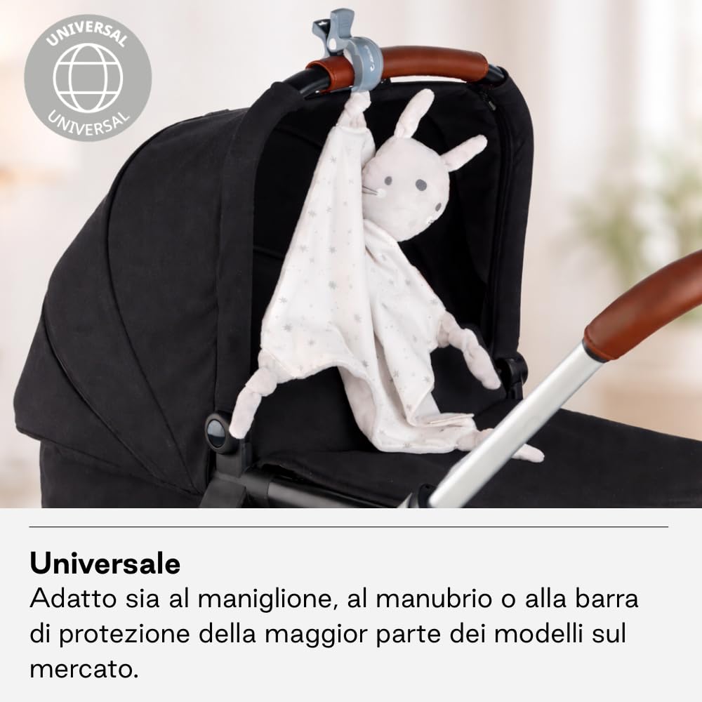 Jané Clip pinze passeggino set 6 pezzi 5,5 cm