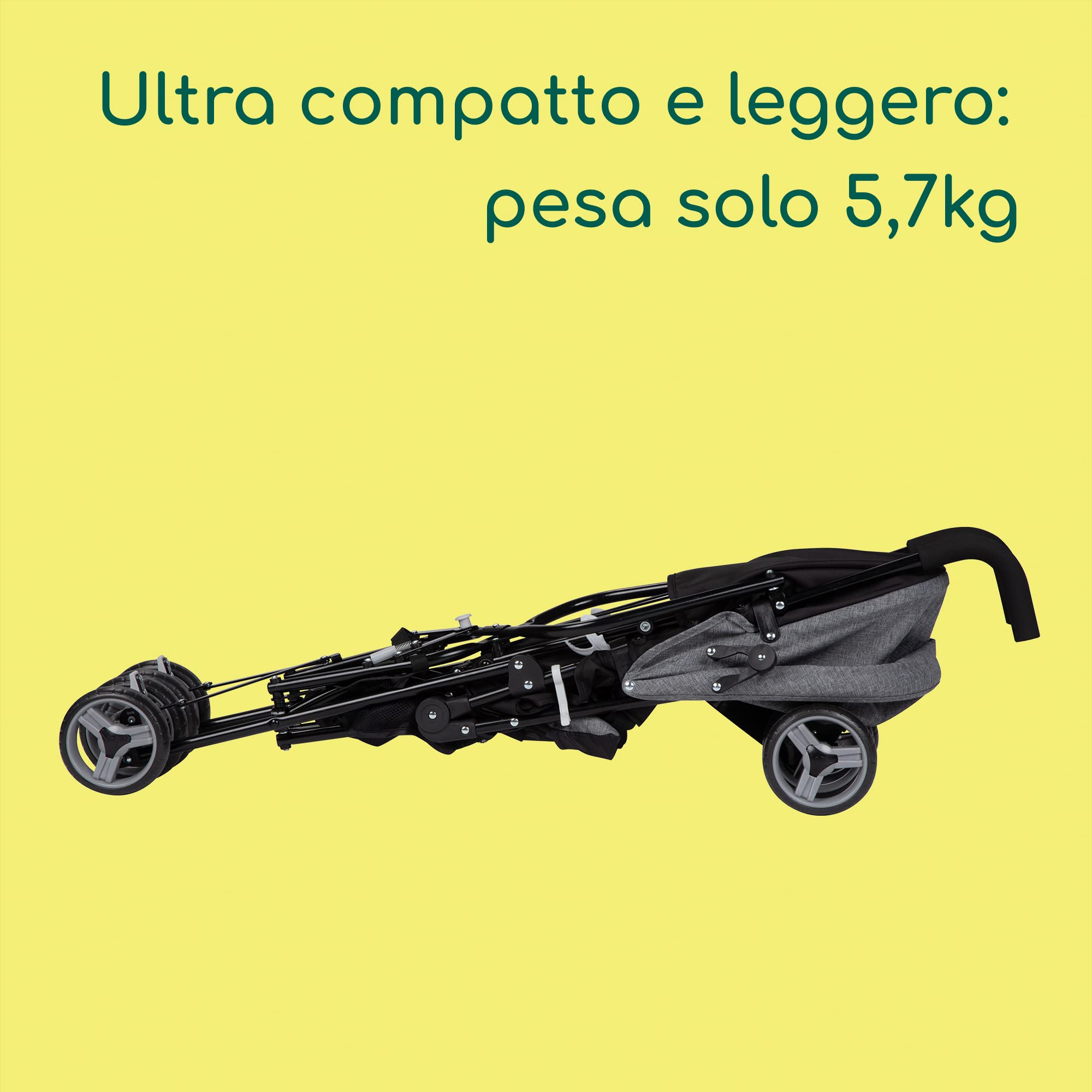 Bebé Confort Kiplo Passeggino Leggero Black Chic 5,7 kg