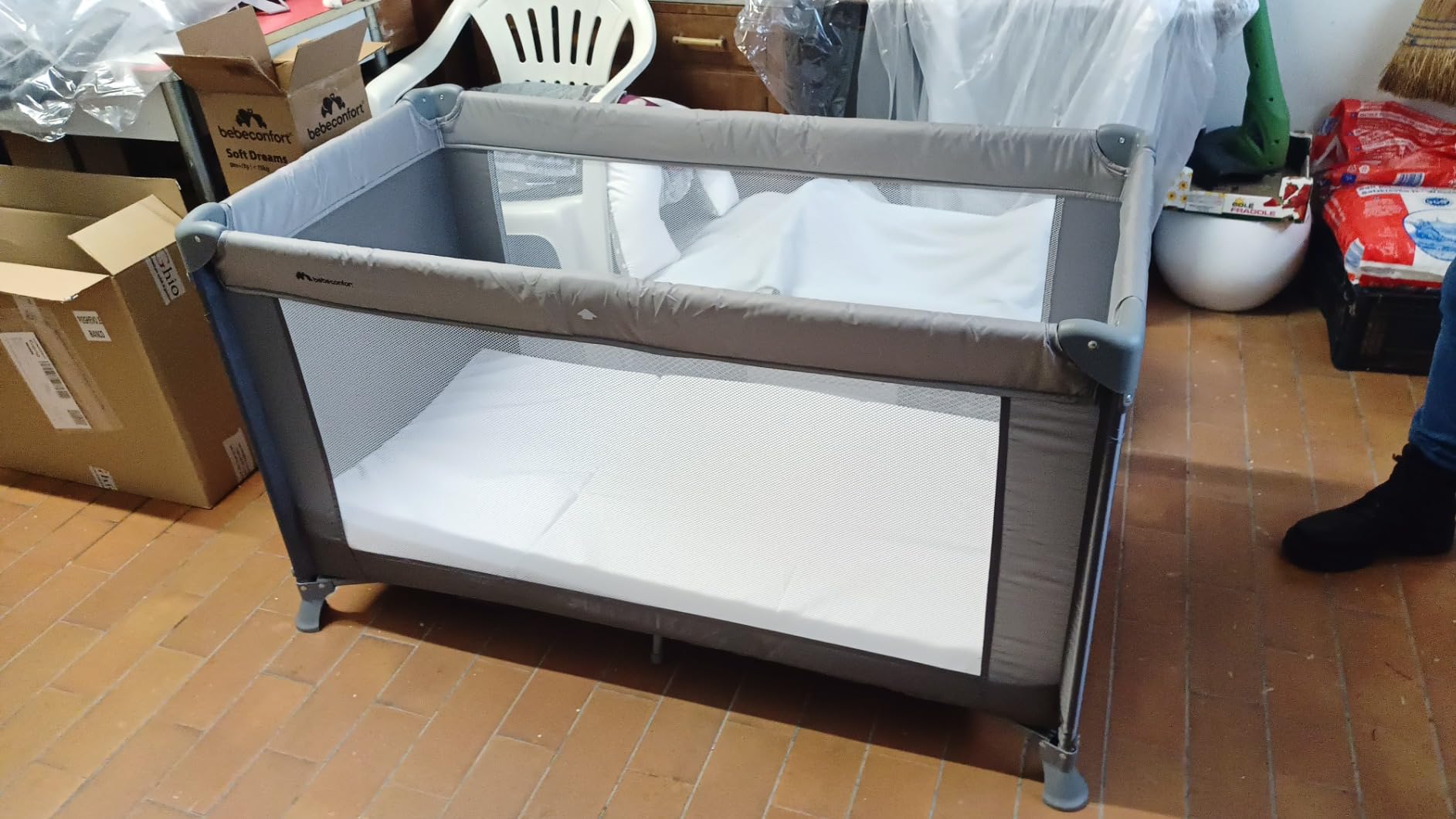 Bebé Confort Soft Dreams Lettino Viaggio Navy Blue 60x120