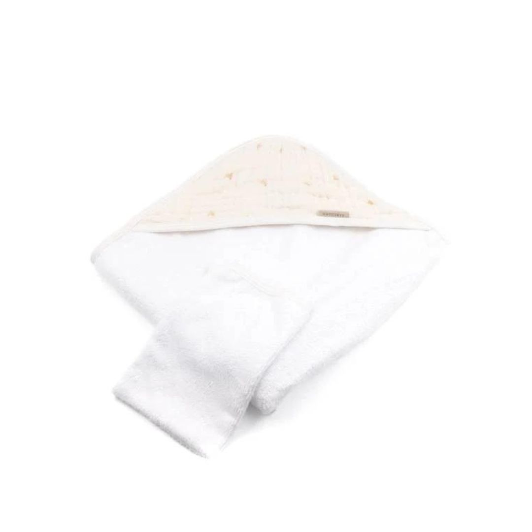 Bamboom asciugamano neonato con cappuccio e guanto 75x75