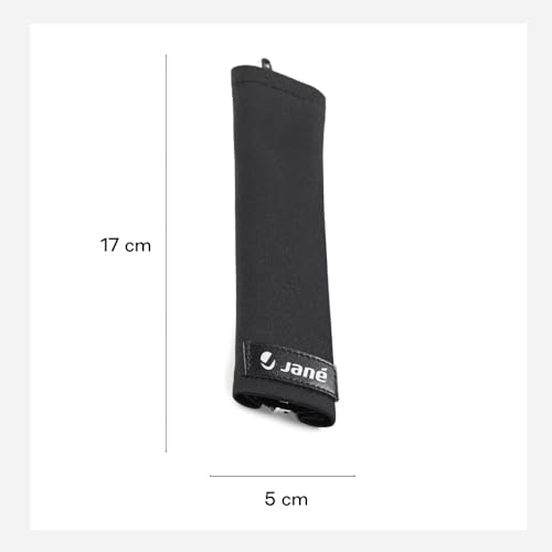 Jané Copertura Maniglione passeggino Nero set 2 pezzi con zip