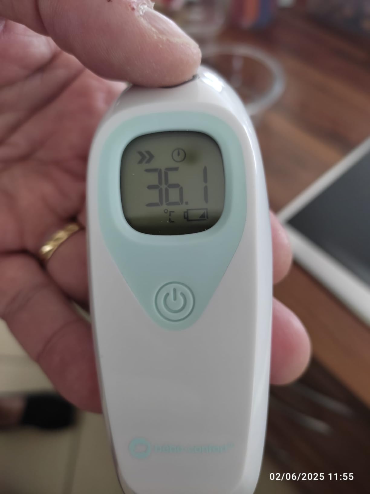 Bebé Confort termometro auricolare digitale bianco 1 secondo