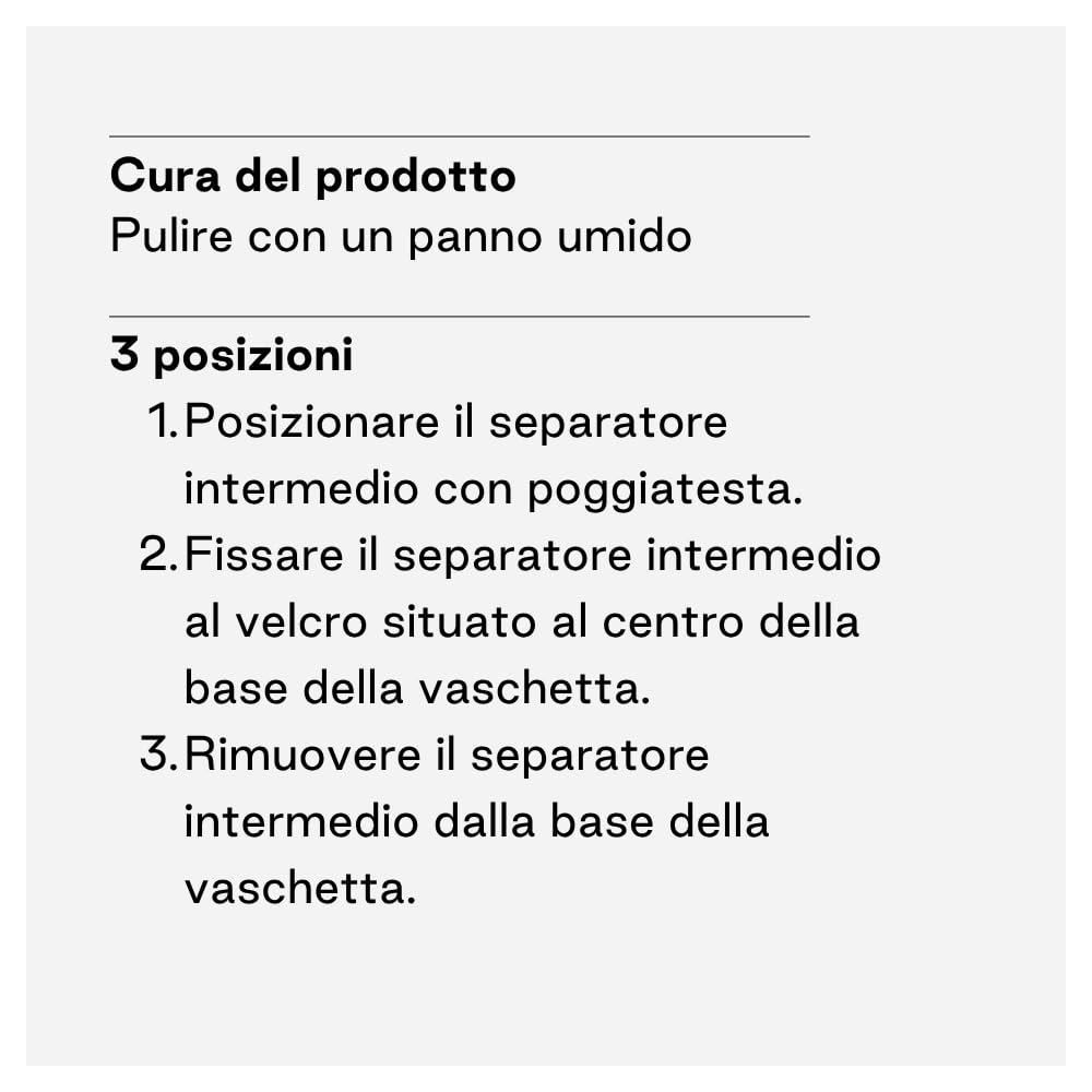 Jané 3 Posizioni Vaschetta Gonfiabile Blu 30 L Antiscivolo