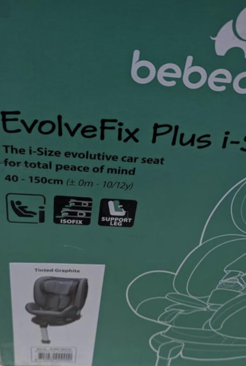 Bebé Confort EvolveFix Plus i-Size seggiolino auto Black Mist girevole