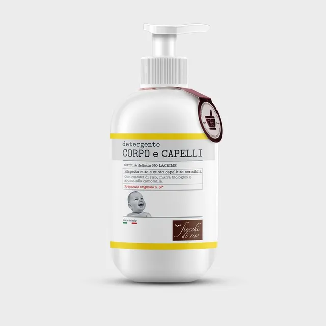 Fiocchi di Riso detergente corpo e capelli camomilla 400 ml