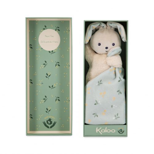 Kaloo doudou coniglietto quadrato peluche riciclato