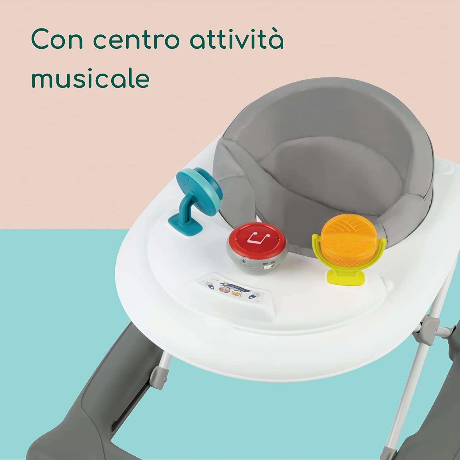 Bebé Confort Explorer girello Grey Mist musicale