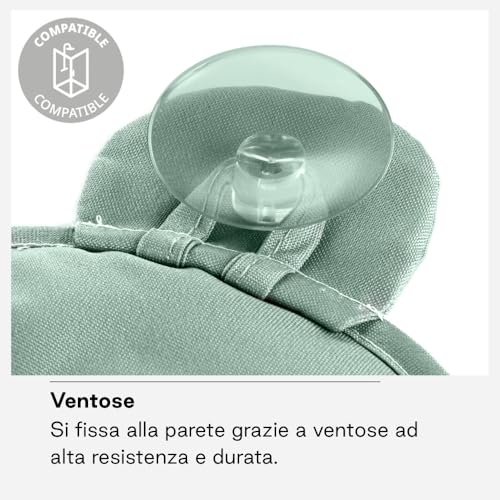 Jané Rete Porta Giochi Bagno 46x46 cm Verde Antimuffa