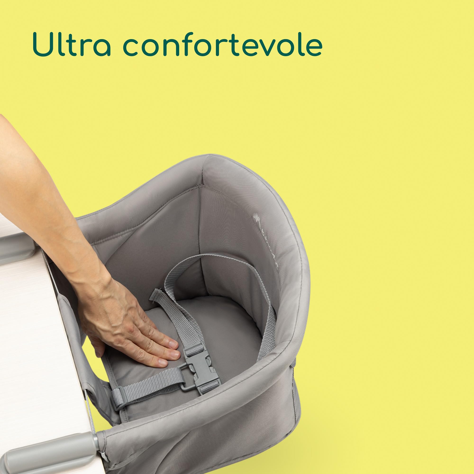 Bébé Confort Malva Seggiolino da Tavolo Mineral Grey pieghevole
