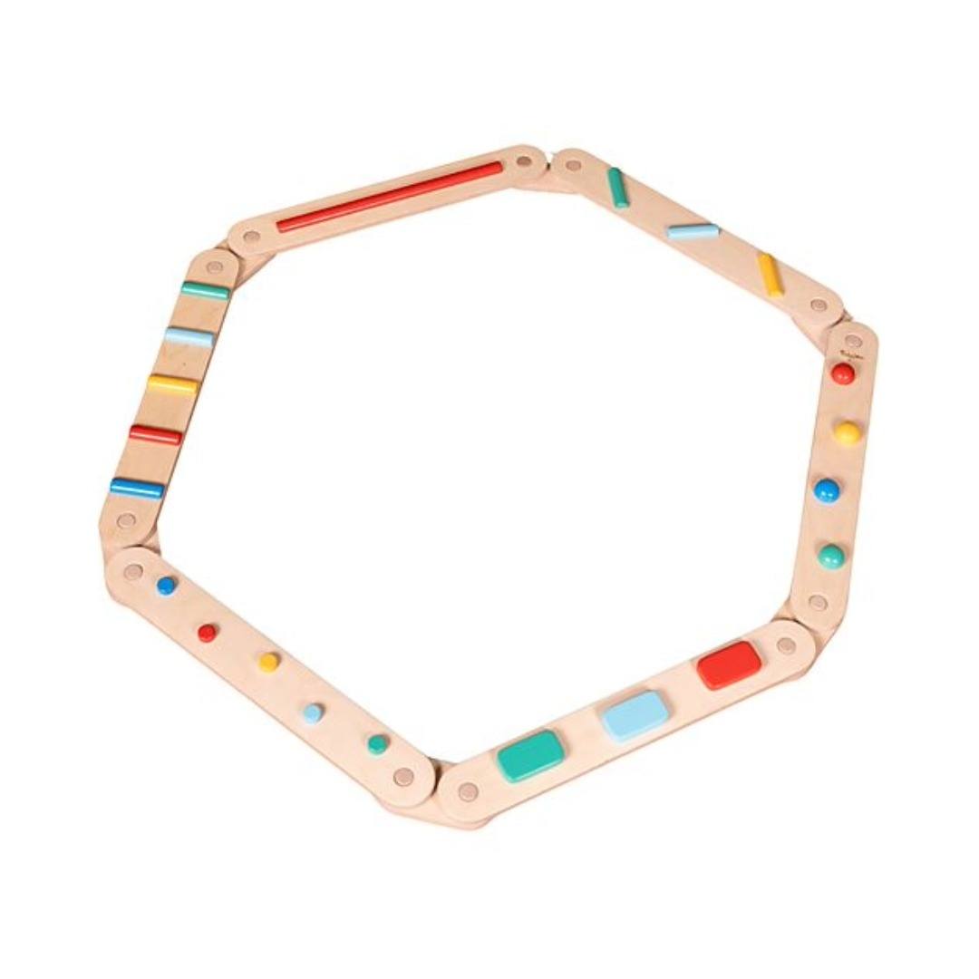 Family Nation percorso Montessori equilibrio legno 14 pezzi