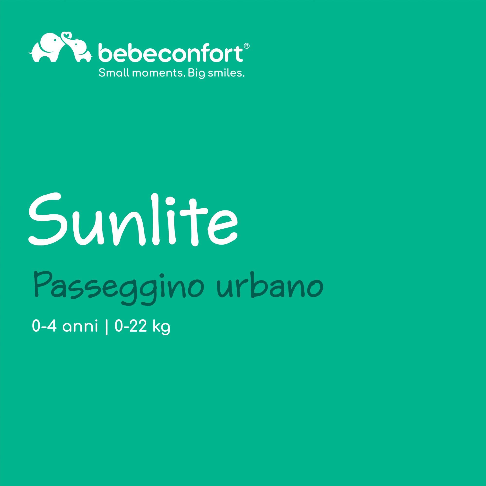 Bebé Confort Sunlite passeggino Tinted Grey compatto