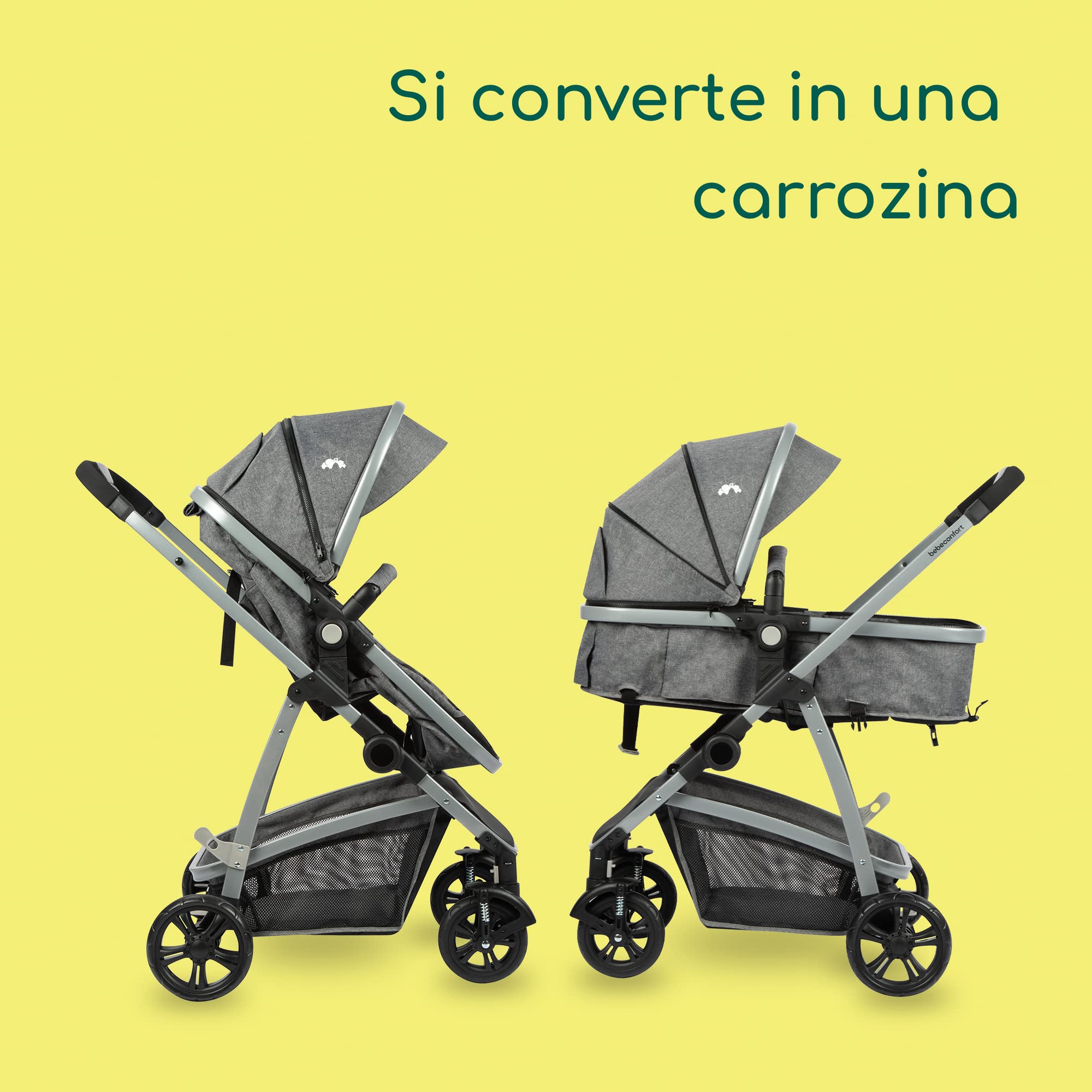 Bebé Confort Hello 2 in 1 passeggino carrozzina black chic