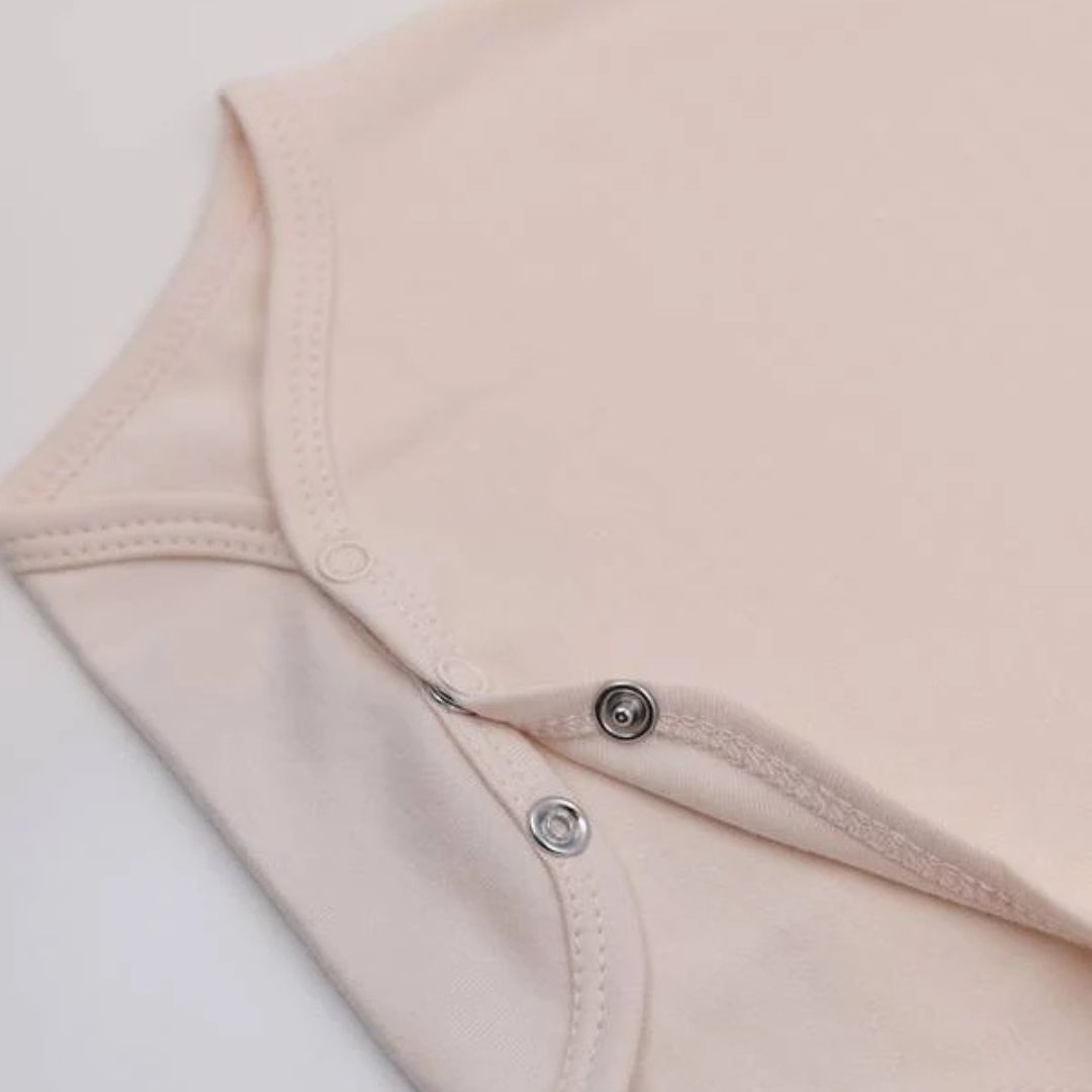 Bamboom Collo Volant body bimba maniche lunghe rosa